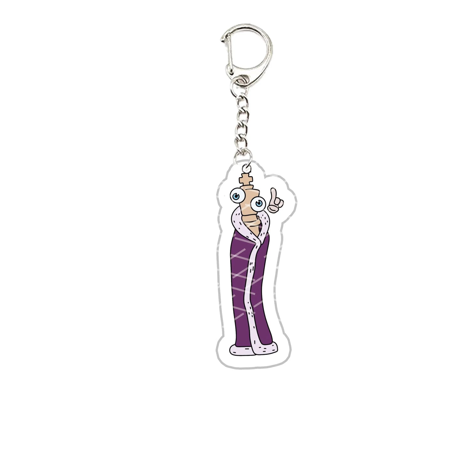 The Amazing Digital Circus Acrylic Keychain – Pomni, Jax, Ragatha, Gangle & Kinger Fan Gift Keyring for Bags & Accessories