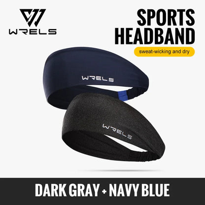 WRELS Moisture-Wicking Sports Headband – Breathable Non-Slip Sweatband for Running, Gym & Fitness (Men & Women)