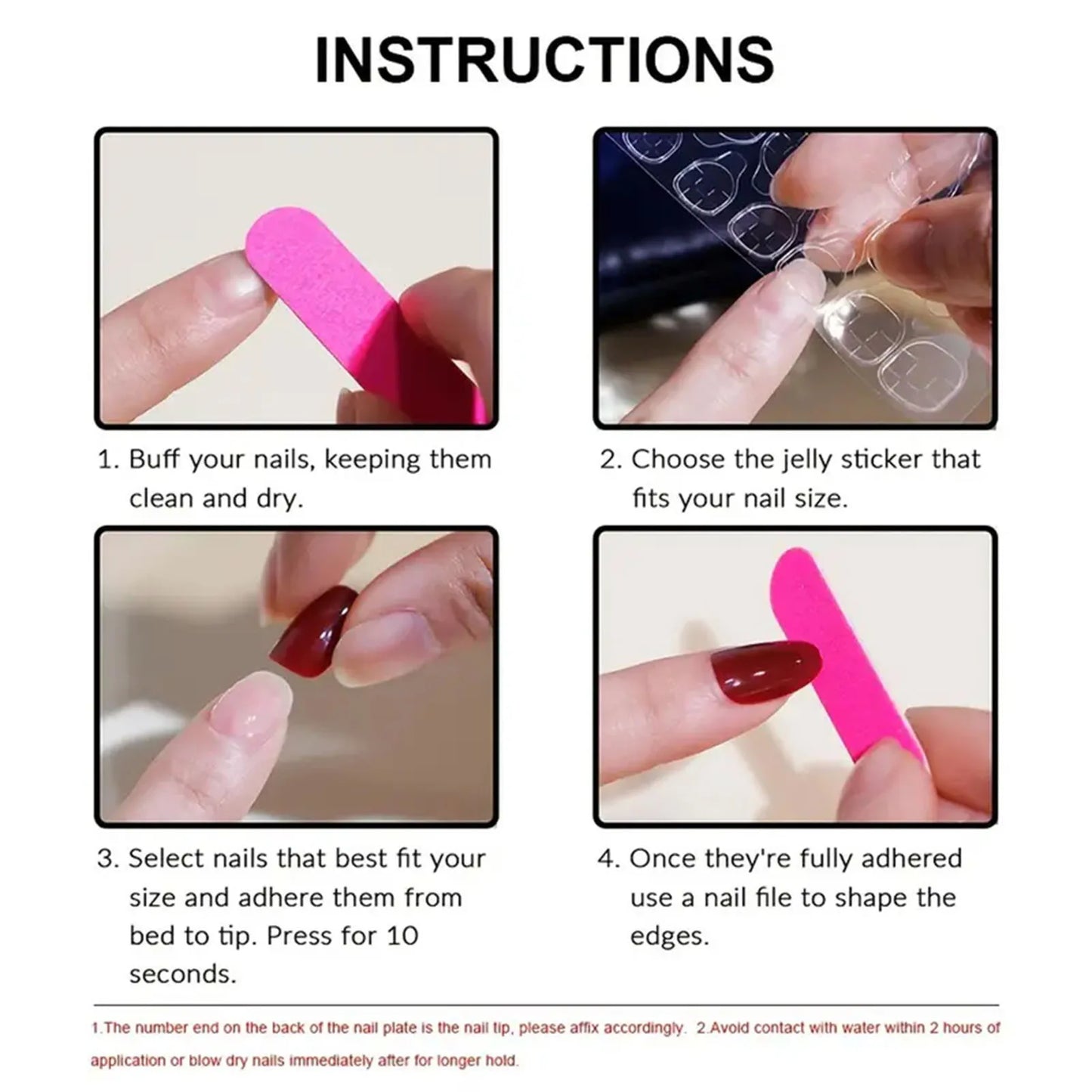 10 Pcs Black French Press-On Nails – Handmade Bowknot Design, Glossy Short Almond Fake Nails for Salon Art