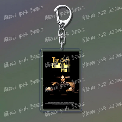 Classic Movie Keychains – Jaws, Fight Club, Avatar Pendant Key Rings for Bags & Fan Gifts