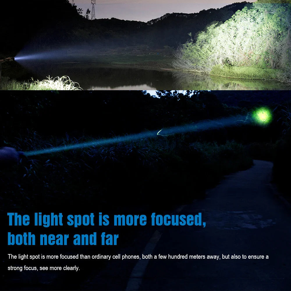 Trustfire T30R Tactical Flashlight – 460 Lumen High-Power LED USB Rechargeable Torch with 18650 Battery