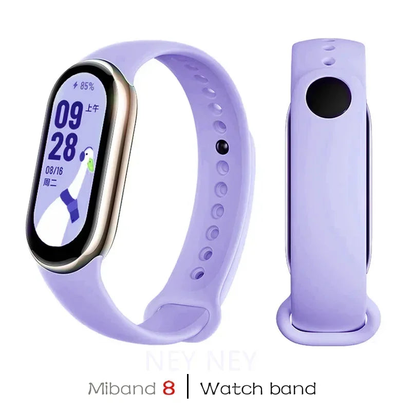 Sport Silicone Strap for Xiaomi Mi Band 9/8 NFC – Replacement Smartwatch Wristband Bracelet