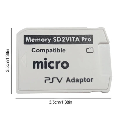 SD2VITA 6.0 Memory Card Adapter for PlayStation Vita PSV 1000/2000 (System 3.65)
