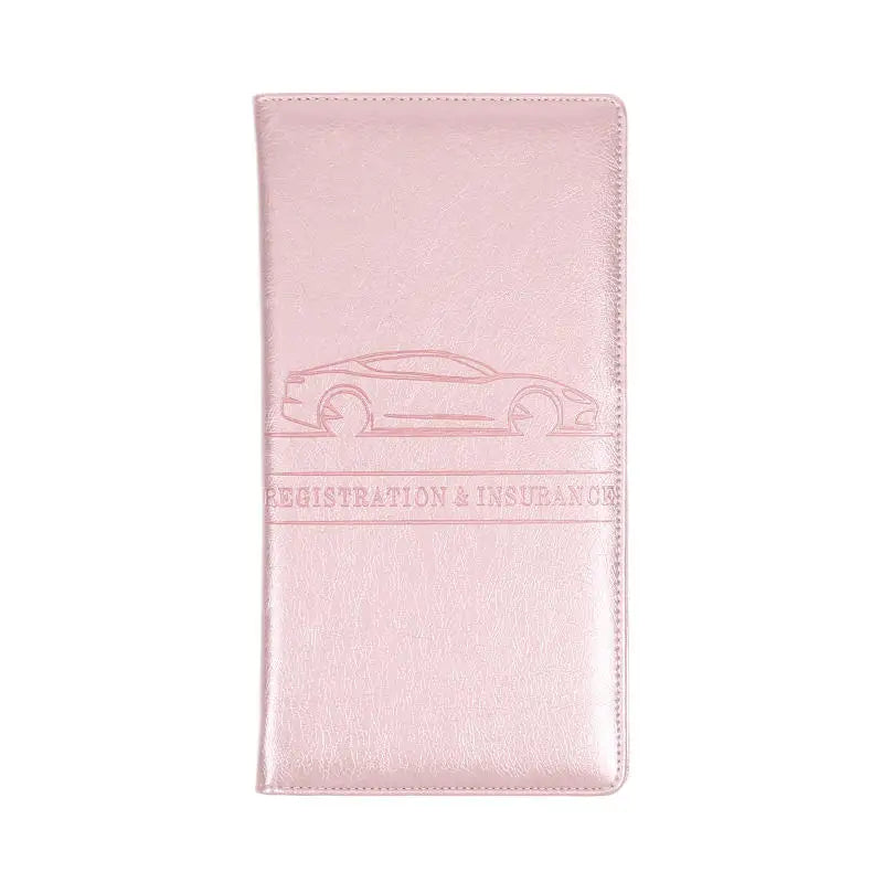 Car Document Holder — Registration & Insurance Organizer for Auto and Truck, Essential Driver Compartment Accessory