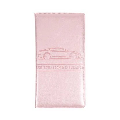 Car Document Holder — Registration & Insurance Organizer for Auto and Truck, Essential Driver Compartment Accessory