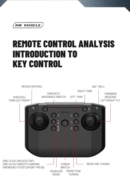 RC Plane with Camera – Remote Control Helicopter, Obstacle Avoidance, 2.4G EPP Foam Fighter Aircraft for Kids