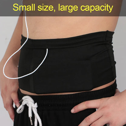 Invisible Running Waist Bag: Lightweight Marathon Yoga Belt with Large Capacity for Mobile Phone - Professional Sports Fanny Pack