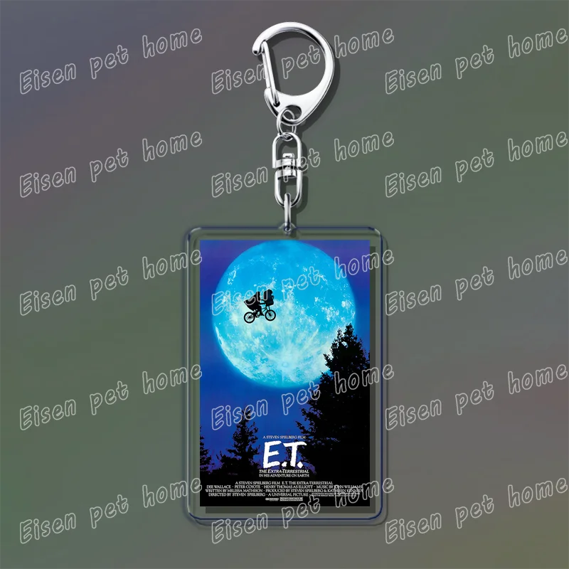 Classic Movie Keychains – Jaws, Fight Club, Avatar Pendant Key Rings for Bags & Fan Gifts