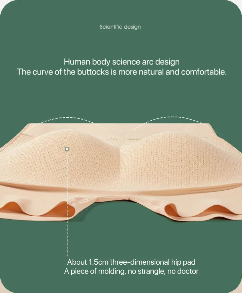 Padded Butt Lifter Underwear – Body Shaper Hip Enhancer Push-Up Panty