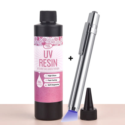 UV Epoxy Resin Glue - High Transparency Fast Drying Jewelry Making DIY Craft Adhesive 20g/50g/100g
