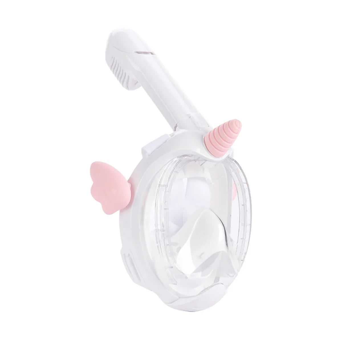 Kids Unicorn Full Face Snorkel Mask - Dry Anti-Fog Waterproof Swimming & Diving Gear for Children