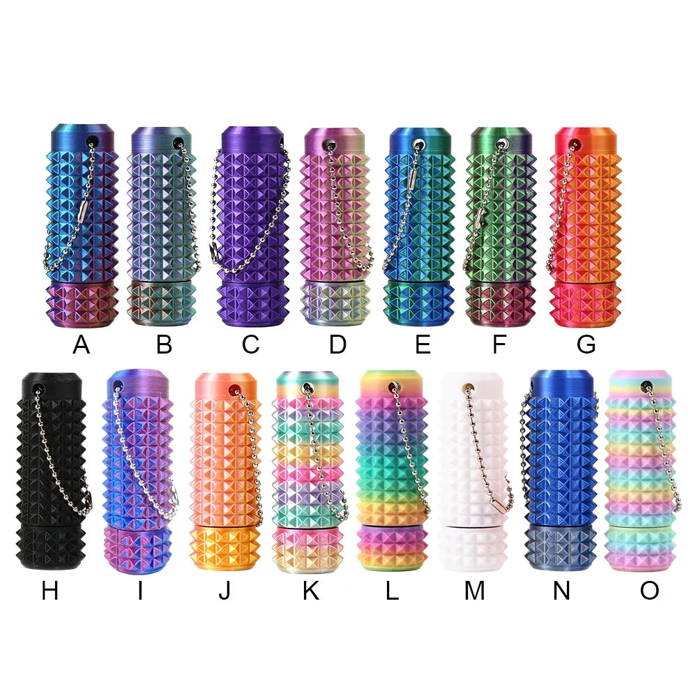 Mini Spiky Fidget Keychain - Pocket Stress Relief Stim Toy for Anxiety & Positive Gifts
