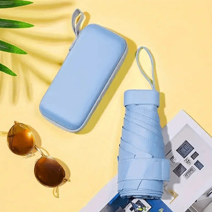 Ultra-Light Portable Mini Umbrella — Sixfold UV-Resistant Travel Umbrella (1pc)