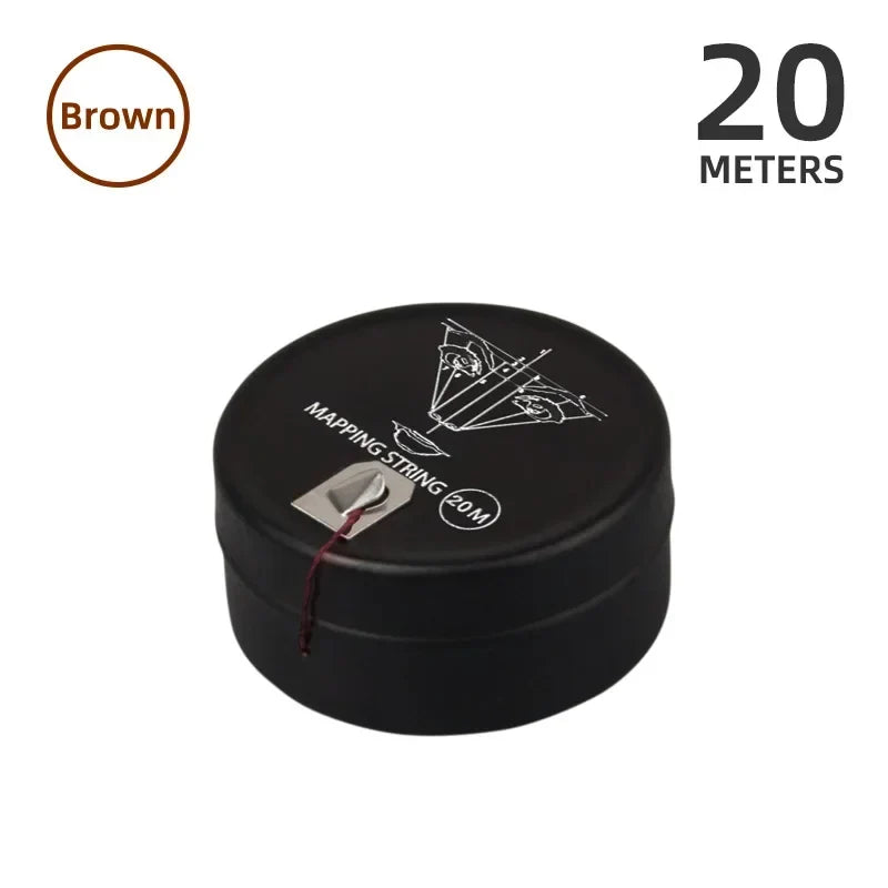 Microblading Eyebrow Mapping String - 10/20M Pre-Inked Brow Mapping Thread for Permanent Makeup Tattoo Design Tool