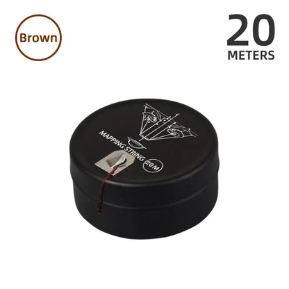 Microblading Eyebrow Mapping String - 10/20M Pre-Inked Brow Mapping Thread Marker for Permanent Makeup Tattoo Design