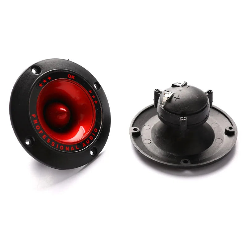 3" Piezoelectric Tweeter Audio Speaker - Ceramic Treble Loudspeaker for PA/DJ, Home Subwoofer & Stage Sound