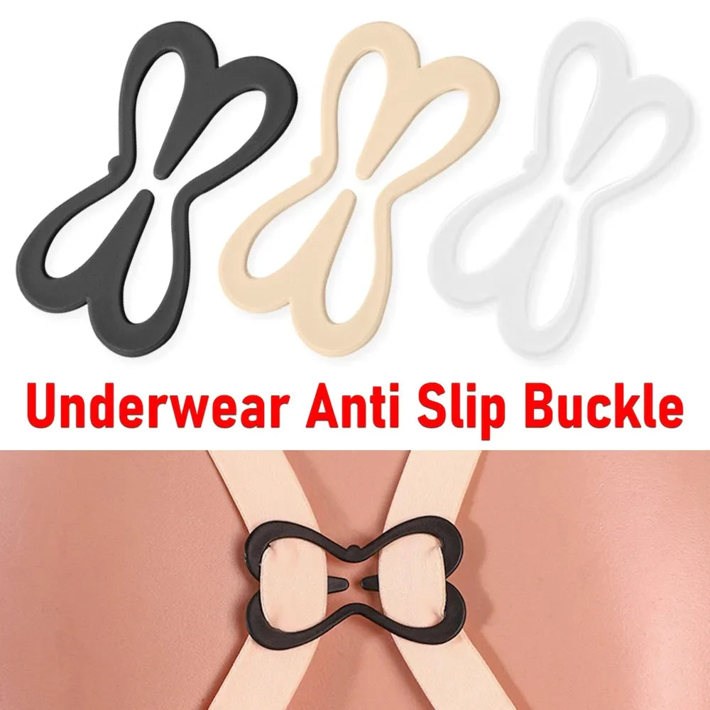 Invisible Anti-Slip Bra Strap – Adjustable Transparent Shoulder Strap with Secure Buckle Support
