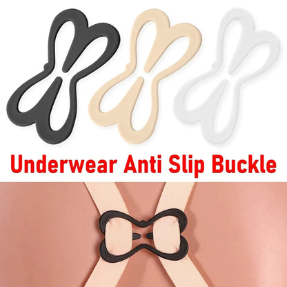Invisible Anti-Slip Bra Strap – Adjustable Transparent Shoulder Strap with Secure Buckle Support