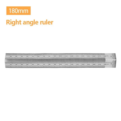 High Precision T-Type Scale Ruler – Stainless Steel Woodworking Scribing & Marking Gauge Carpenter Measuring Tool