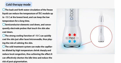2025 NEW Dcool Portable Beauty Device – Hot & Cool EMS Electroporation Machine for Skin Tightening and Anti-Puffiness Facial Care