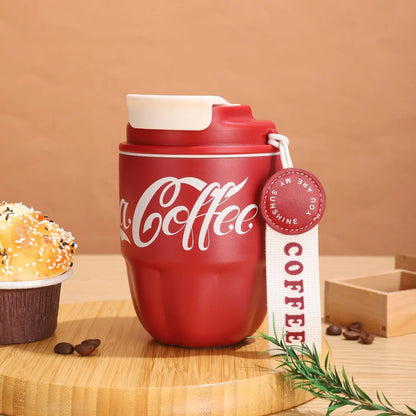 Stainless Steel Insulated Coffee Cup 260/320ml – Double Wall Vacuum Travel Mug Mini Portable Dual Drink Office Tumbler