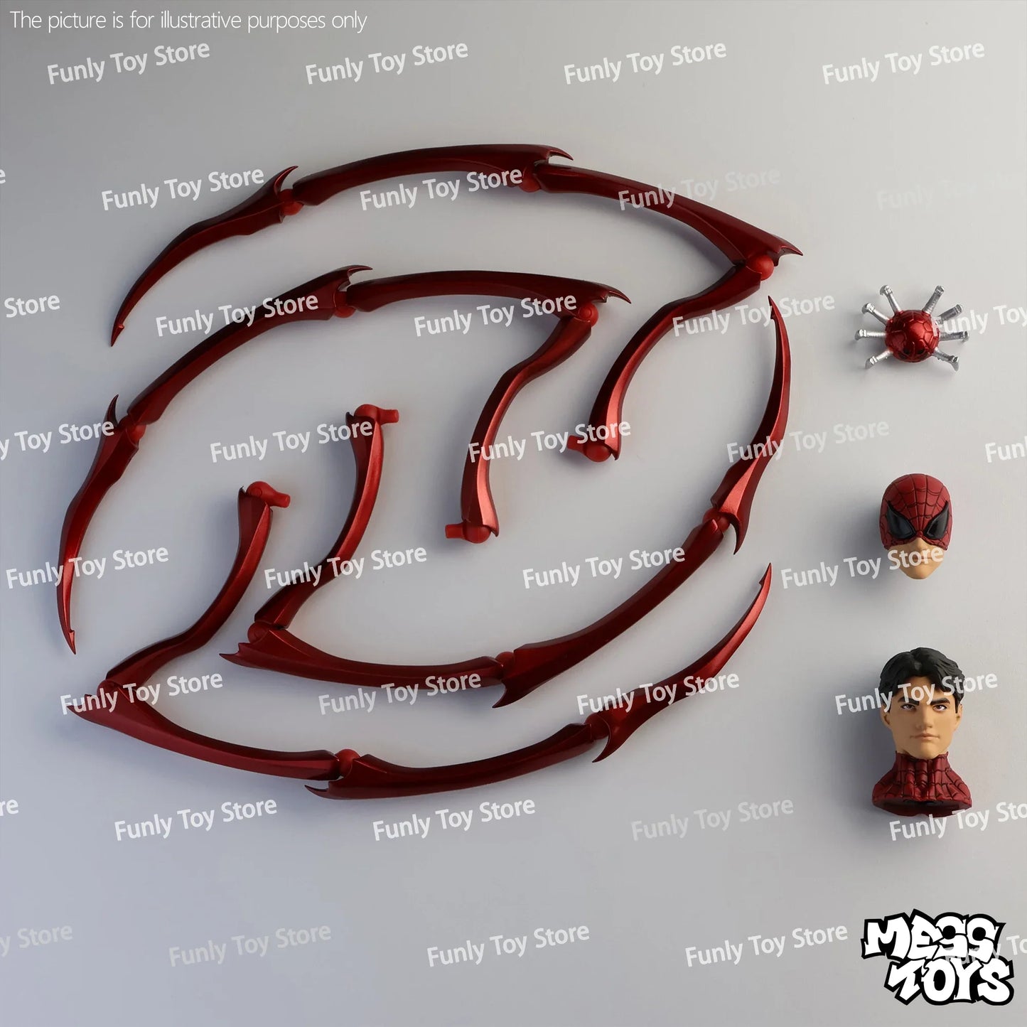 Mess Toys Superior Spider-Man Action Figure – Doctor Octopus Peter Parker Anime Collectible Toy Gift