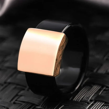 Italina Rigant Wide Statement Ring for Women – Adjustable Size 5.5-11 #RA13611