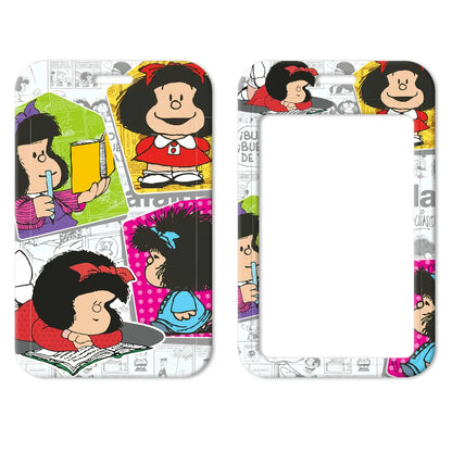 Cartoon Girl Credential Holder with Lanyard – Cute Neck Strap for Cards, Badges, Keys & Keychain Accessories