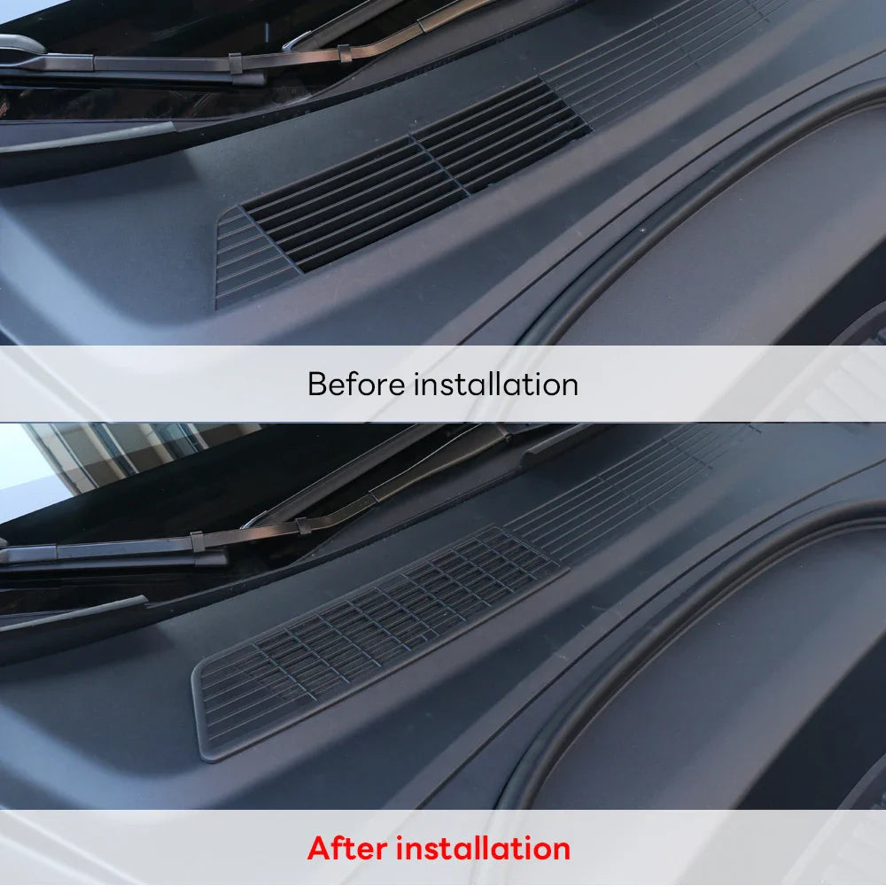 Tesla Model 3 Highland 2024 Lower Bumper Mesh — Anti-Insect & Dust-Proof Vent Grille Cover, Front Protection