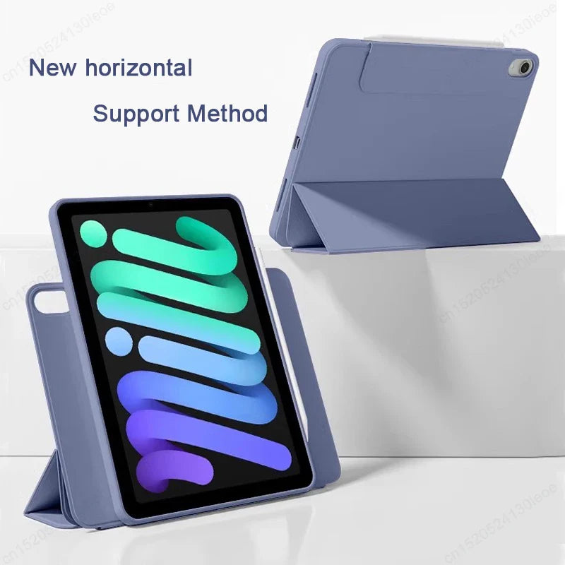 Magnetic 360° Detachable Back Cover Case for iPad Air 4/5 (10.9") & iPad Pro 11", 12.9" – Compatible with iPad A16 10th & 11th Gen