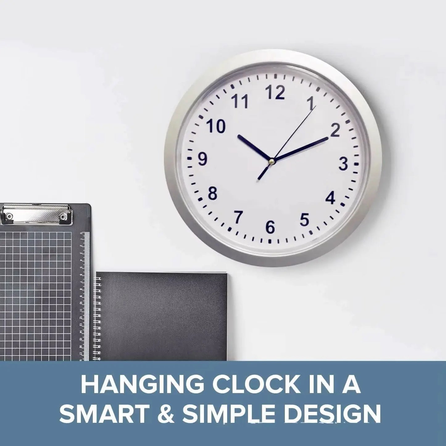 Secret Wall Clock with Hidden Compartment – Safe Box for Cash, Jewelry & Valuables (Home/Office Decoration)