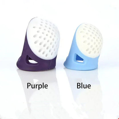 Breathable Silicone Thimbles - Multifunctional Protective Finger Sleeves for DIY Crafts & Sewing Accessories