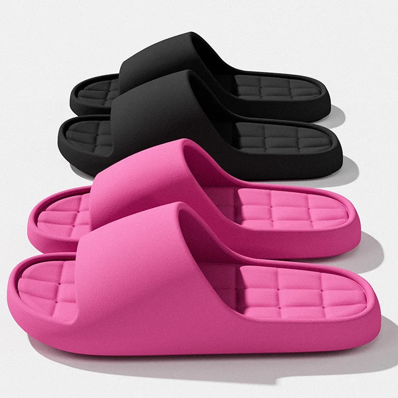 Men's Lightweight Summer Slides - Non-Slip Soft Sole Beach Sandals for Indoor & Outdoor Wear