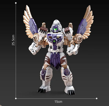 Lijiang Tigerhawk 25.5CM Transformable Action Figure – BW Two Forms Collectible Toy