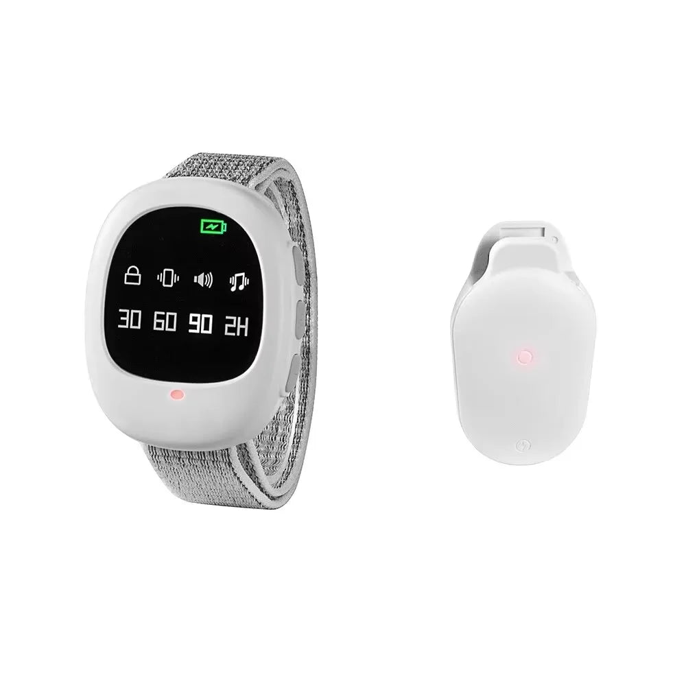 40M Wireless Bedwetting Alarm with Wristband - Enuresis Sensor for Kids & Adults, Potty Training & Elder Care