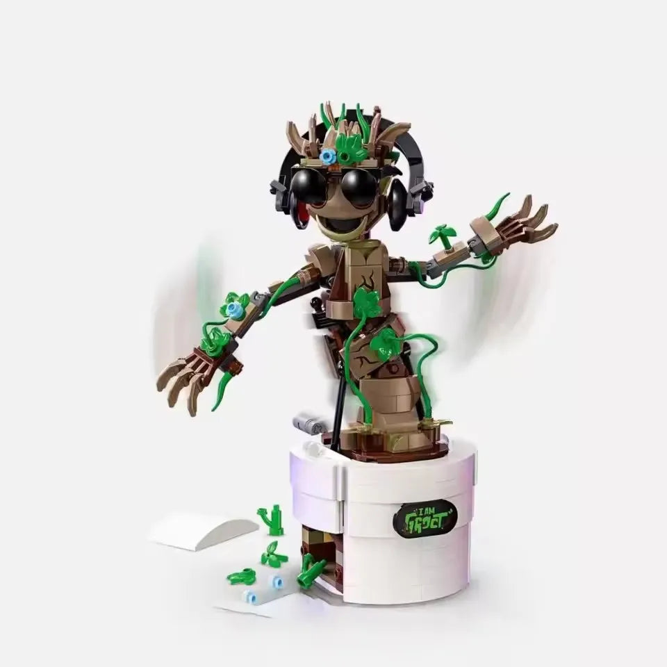 Hot Toys 76297 Dancing Groot Figure – Guardians of the Galaxy Animated Toy for Boys & Girls