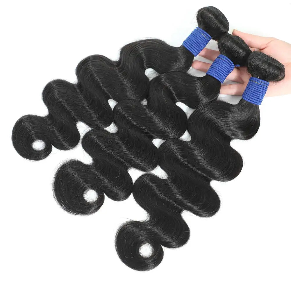 38-40 Inch Body Wave Bundles – Brazilian Remy 100% Unprocessed Human Hair Weave Extensions, Double Drawn