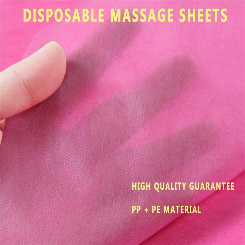 20PCS Disposable Spa Bed Sheets — Waterproof Foldable Massage Table Covers for Salon