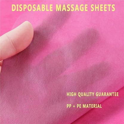 20PCS Disposable Spa Bed Sheets — Waterproof Foldable Massage Table Covers for Salon