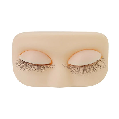 GLAMLASH Mini Lash Practice Training Head – Eyelash Extension Model with Removable Eyelids for Lash Extension Training Tool
