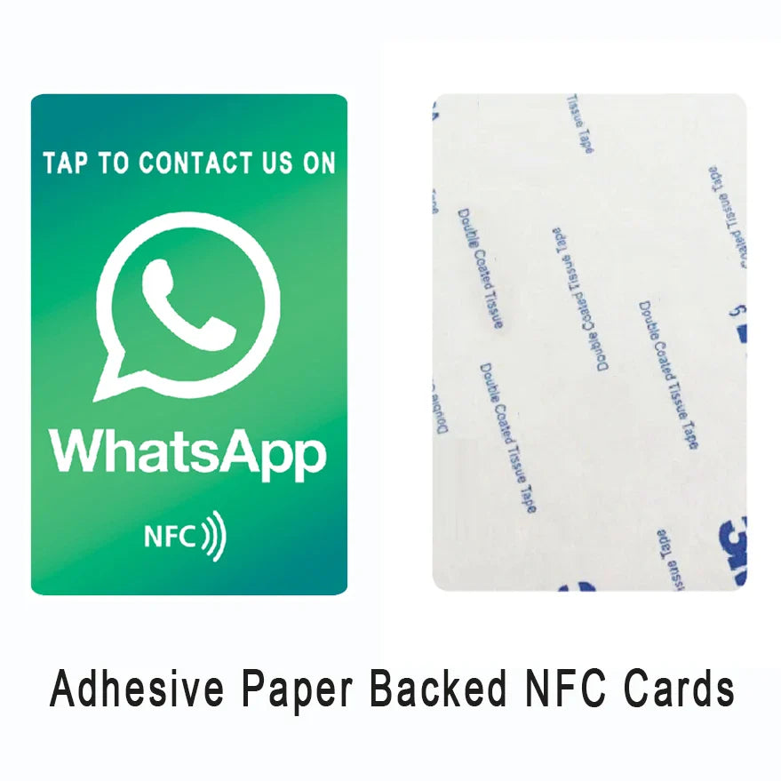 Universal NFC Google Review Cards – Instagram & Facebook Tap-to-URL Social Business Cards for Android & iPhone