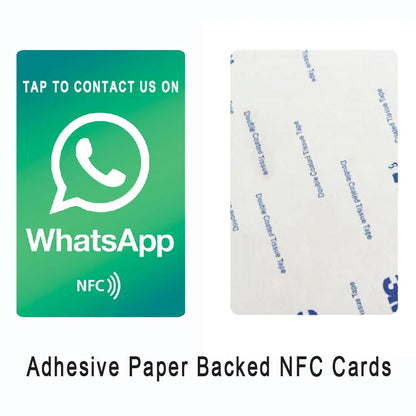 Universal NFC Google Review Cards – Instagram & Facebook Tap-to-URL Social Business Cards for Android & iPhone