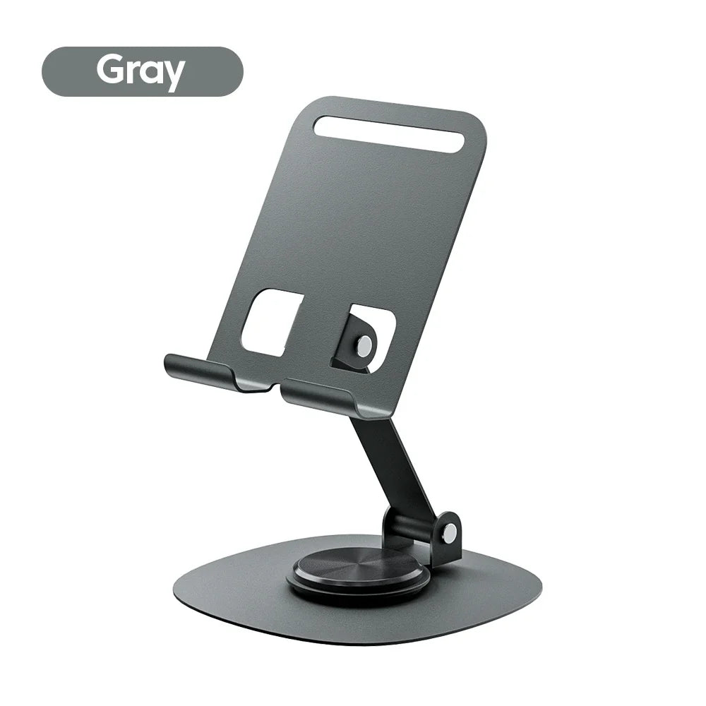 Olaf Rotating Cell Phone Holder - Adjustable Desktop Stand for iPad, Samsung & iPhone 15/14/13