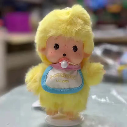 15cm DIY Monkey Plush Doll – Kawaii Dress-Up Pendant for Schoolbag, Cute Christmas & Children’s Gift