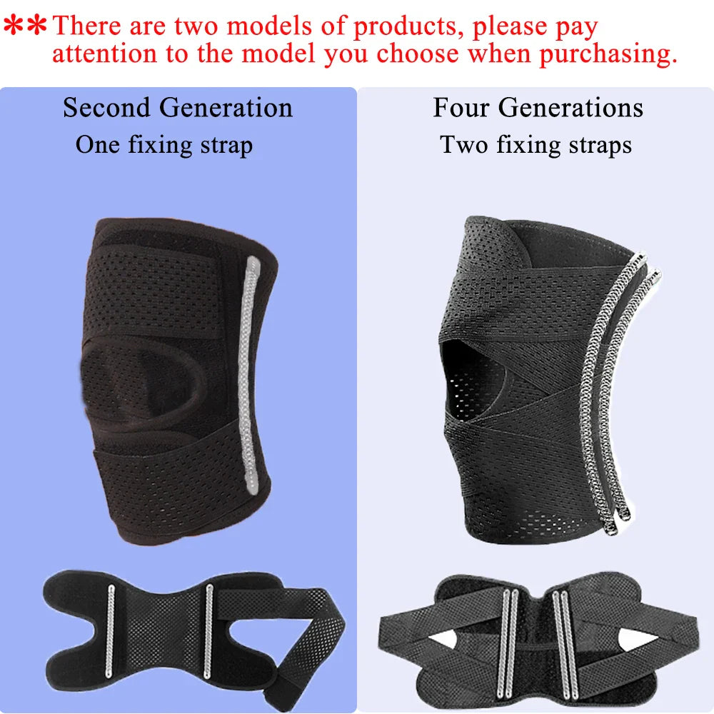 Sports Kneepad - Pressurized Elastic Knee Pad for Men and Women, Arthritis Joint Protector, Fitness Gear Volleyball Brace