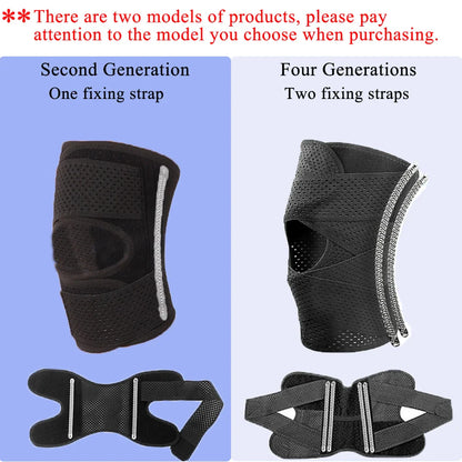 Sports Kneepad - Pressurized Elastic Knee Pad for Men and Women, Arthritis Joint Protector, Fitness Gear Volleyball Brace