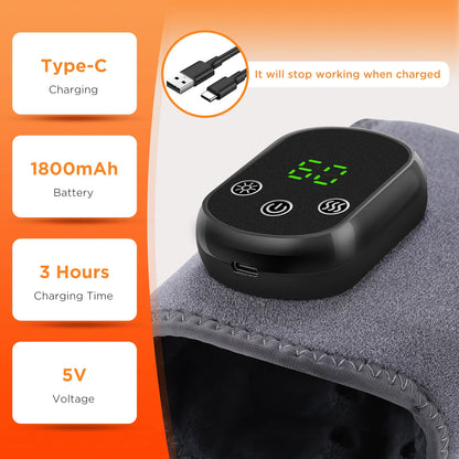 Electric Hand & Foot Massager – Portable Vibrating and Heating Ankle & Joint Relaxation Device