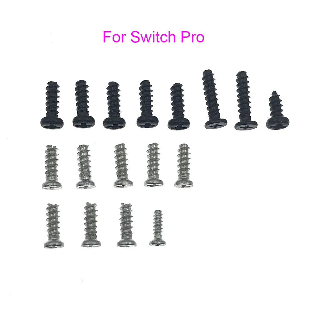Switch NS Lite/OLED/Pro Console Housing Screw Set – Full Replacement Mount Kit