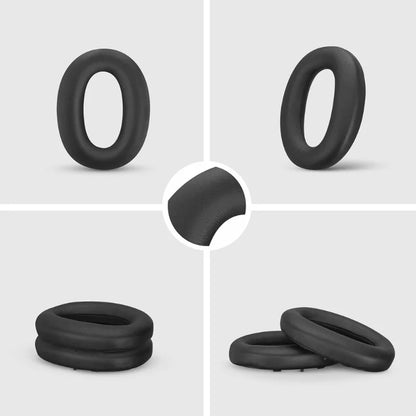 Replacement Memory Foam Ear Pads & Leather Case for Sony WH-1000XM2/3/4/5 Headphones