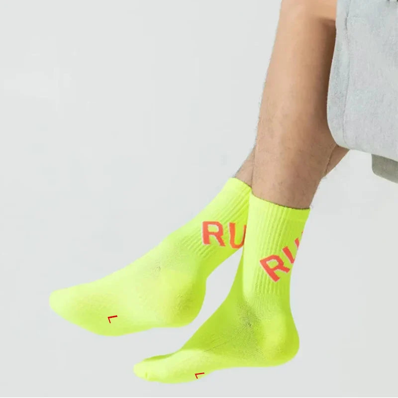 Running Compression Socks – Short Tube Athletic Sports Socks for Men & Women, Anti-Slip Cushion Marathon, Fitness & Basketball Performance Socks